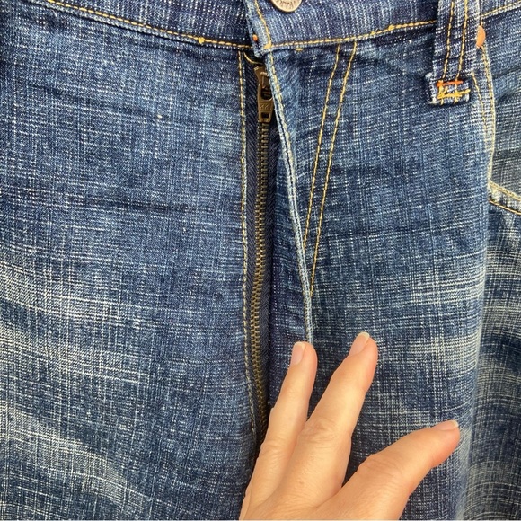 Vintage Karl Kani Gold Jean 38 x 33 90s HIp Hop Streetwear Flap Pockets - Picture 4 of 10